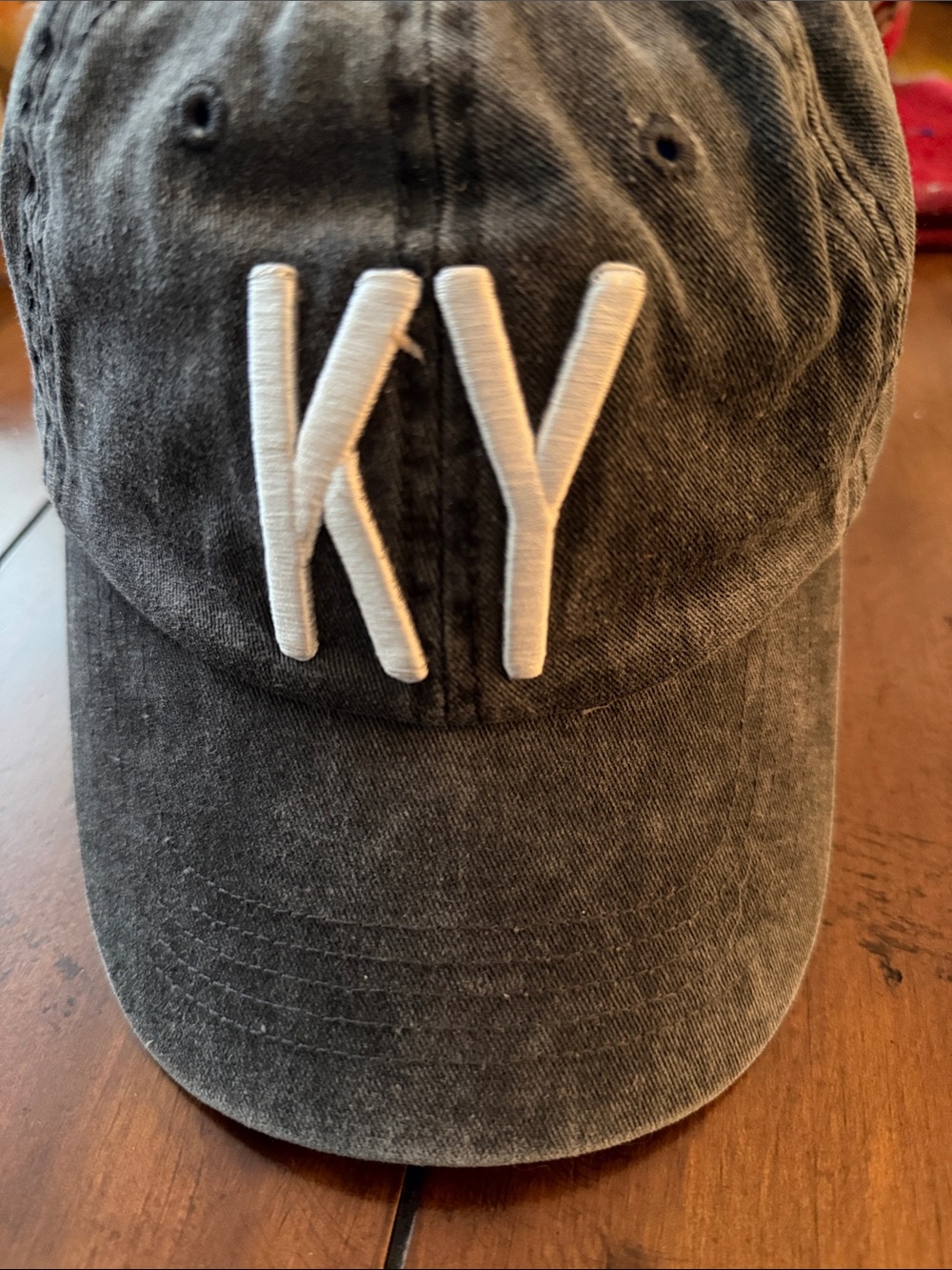 KY Embroidered Logo Cap - Black